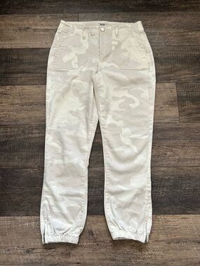 Paige Jogger Pants Womens SZ 26 Mayslie Jogger Mid Rise Camouflage Straight Leg
